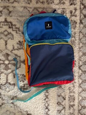 Cotopaxi Multicolor Nylon Daypack - Blue Navy Teal